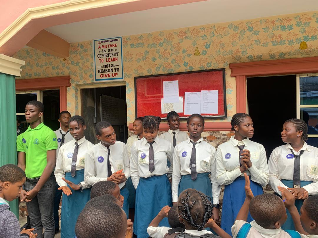 A memorable moment at Doravic Schools