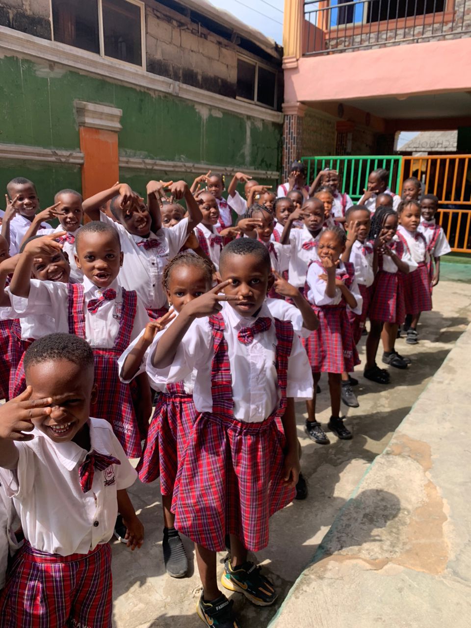 A memorable moment at Doravic Schools